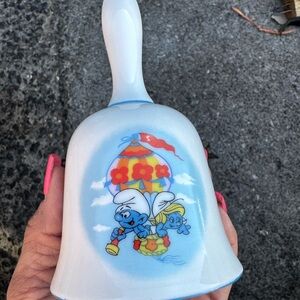 Smurf porcelain Hand Bell
